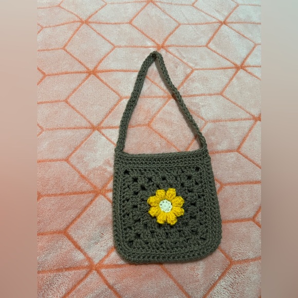 Crocheted (By Muah) Toddler Cross Body/Shoulder Bag 🌼 - Picture 9 of 10